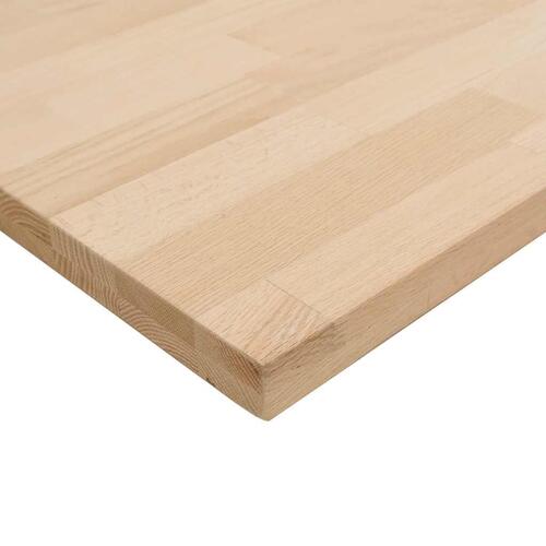 Køkkenbordplade 40x63,5x4 cm massivt egetræ rektangulær