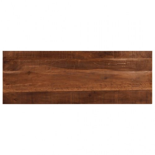 Bordplade 140x60x2,5 cm rektangulær massivt genbrugstræ