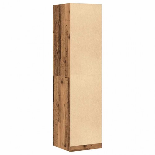Klædeskab 50 x 50 x 200 cm - antikt træ