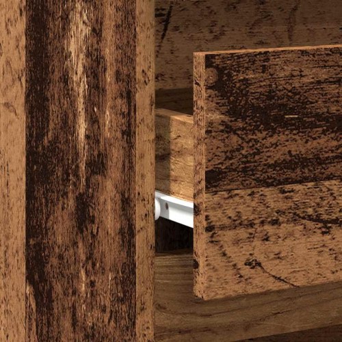 Sengeborde 2 stk. - 40×35×62,5 cm i konstrueret træ, gammelt trælook