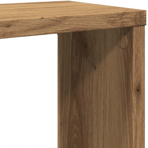 Væghylder 6 stk. - kubeformet, konstrueret træ, kunsteg, 60×15×23 cm