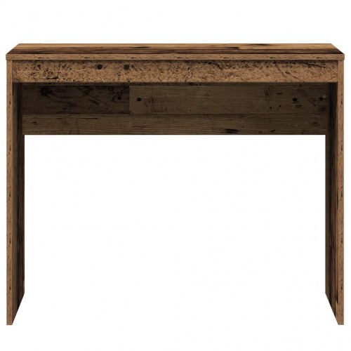 Skrivebord 90×40×72 cm i konstrueret træ - antikt træ