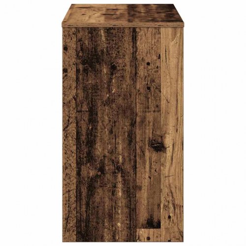 Skrivebord 90×40×72 cm i konstrueret træ - antikt træ