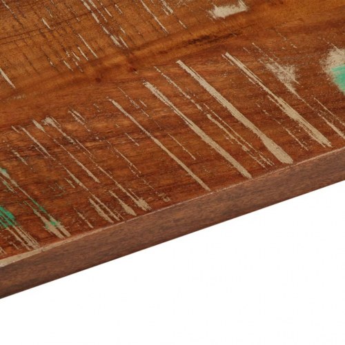 Bordplade 60x60x1,5 cm firkantet massivt genbrugstræ