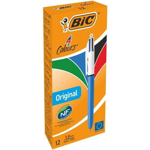 Kuglepen Bic Original Blå Multifarvet 4 farver Genopladelig