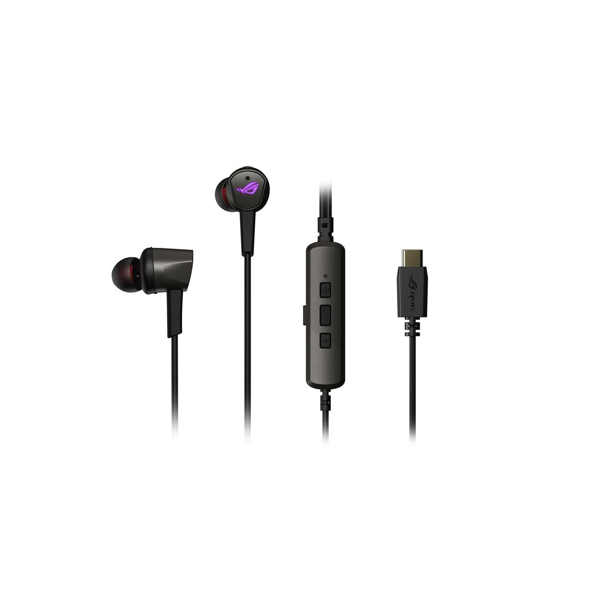 Høretelefoner i øret Asus ROG Cetra II - sort, USB‑C