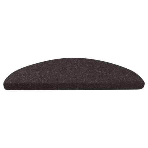 Selvklæbende trappemåtter 15 stk. 56x17x3 cm sort (OUTLET A)