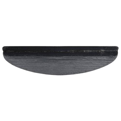 Selvklæbende trappemåtter 15 stk. 56x17x3 cm sort (OUTLET A)