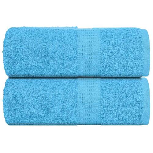 Håndklæder 2 stk. 30x30 cm 360 g/m2 100 % bomuld turkis