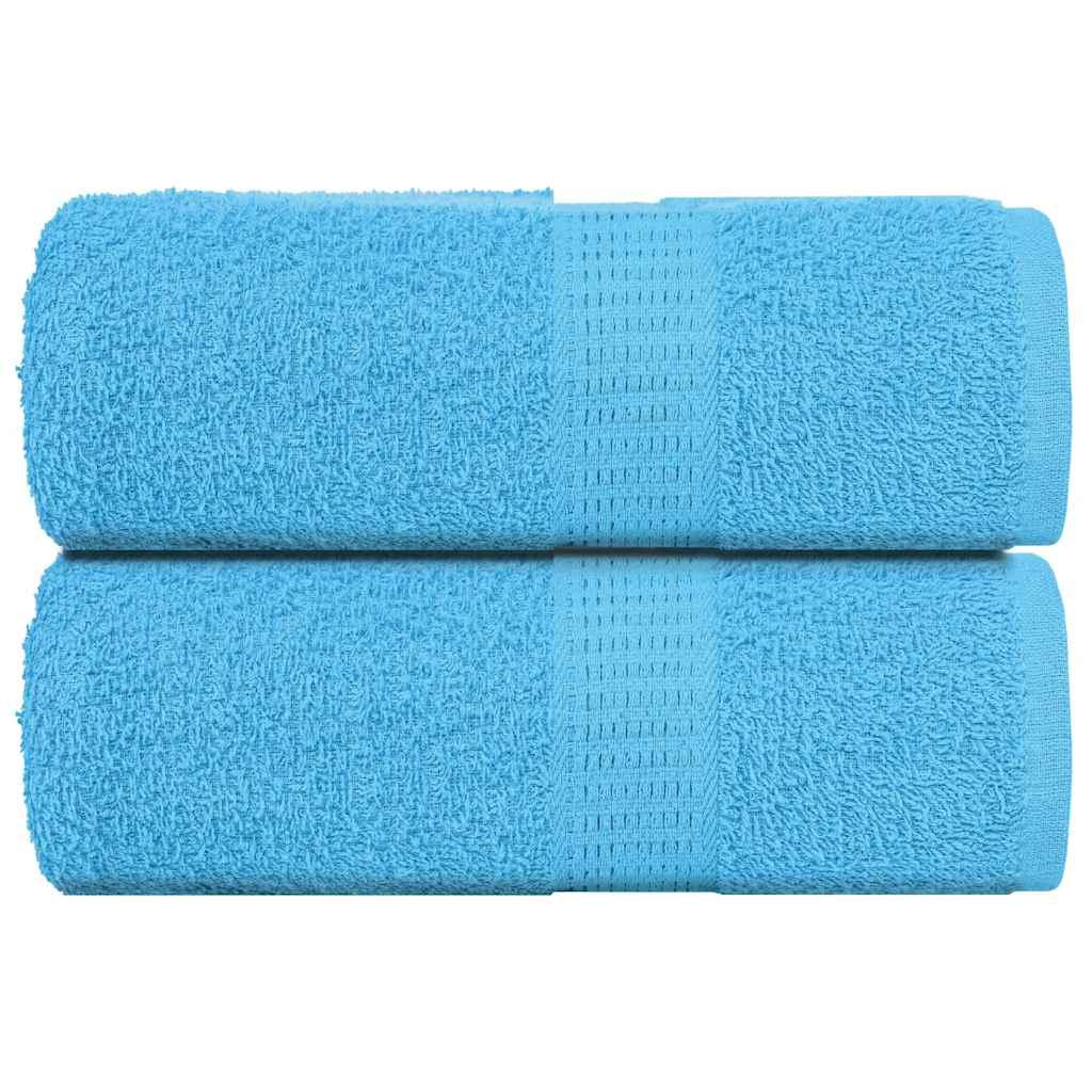 Håndklæder 2 stk. 30x30 cm 360 g/m2 100 % bomuld turkis