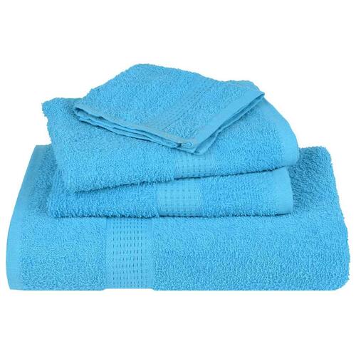 Håndklæder 2 stk. 30x30 cm 360 g/m2 100 % bomuld turkis