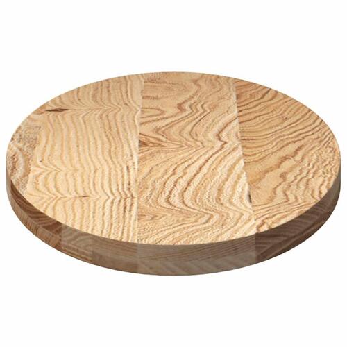 Bordplade 100x50x4 cm massivt egetræ oval