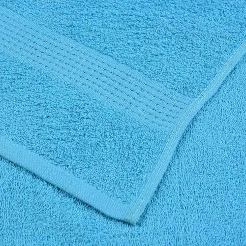 Håndklæder 10 stk. 30x30 cm 360 g/m2 100 % bomuld turkis