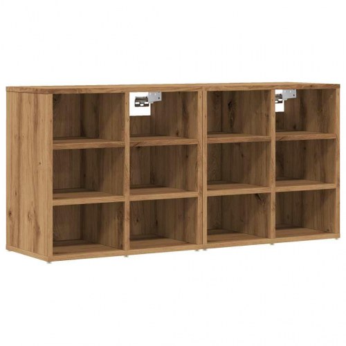 Skoskabe 2 stk. 52x30x50 cm antikt træ