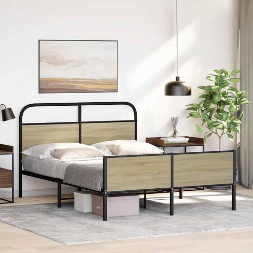 Sengeramme 120 x 190 cm uden madras - sonoma-eg