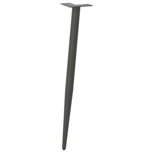 Sofabordben konisk form 4 stk 72-73 cm stål antracitgrå
