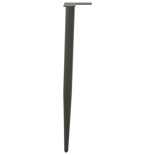 Sofabordben konisk form 4 stk 72-73 cm stål antracitgrå