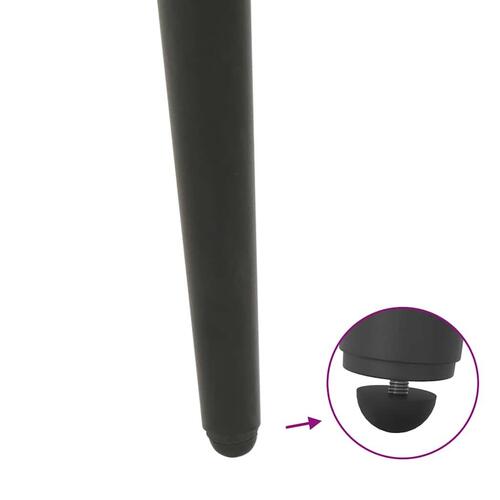 Sofabordben konisk form 4 stk 72-73 cm stål antracitgrå