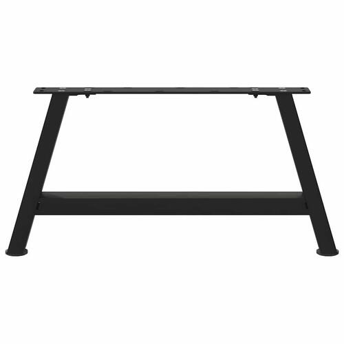 Sofabordben A-formet 2 stk 70x(30-31) cm stål sort