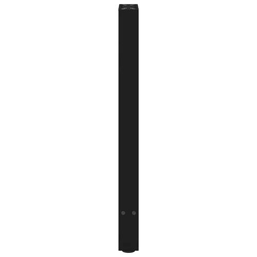 Sofabordben 2 stk. 38x(72-73) cm stål sort
