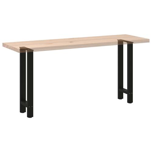 Sofabordben 2 stk. 38x(72-73) cm stål sort