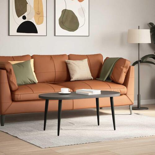Sofabordben konisk form 4 stk. 42-43 cm stål sort