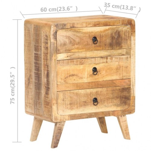 Skænk 60x35x75 cm ru mangotræ