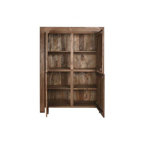 Skab Home ESPRIT Natur Teak 130 X 45 X 180 cm