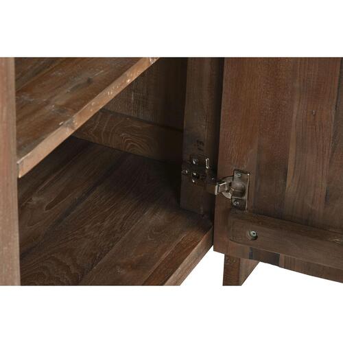 Skab Home ESPRIT Natur Teak 130 X 45 X 180 cm