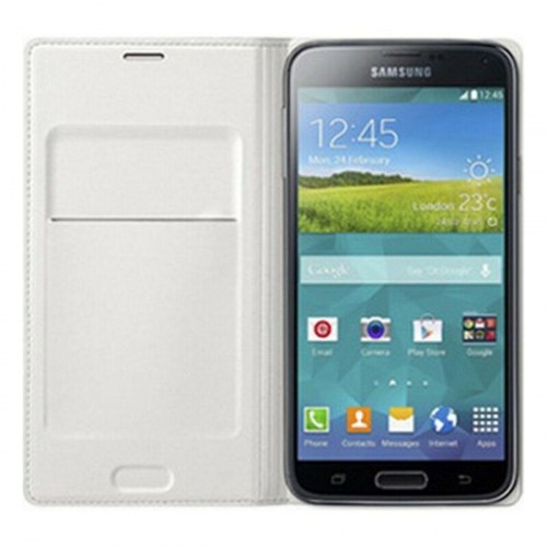 Samsung folio-cover EF-WG386 - til Galaxy Core LTE - Hvid/Sort