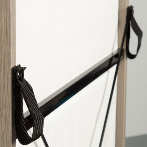 Max Home kommode - hvid/grå, moderne, 114 × 70 × 30 cm