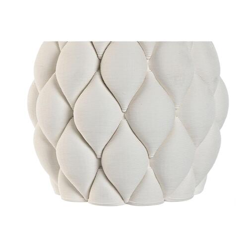 Vase Home ESPRIT Hvid Keramik Stentøj Moderne 15 x 15 x 15 cm