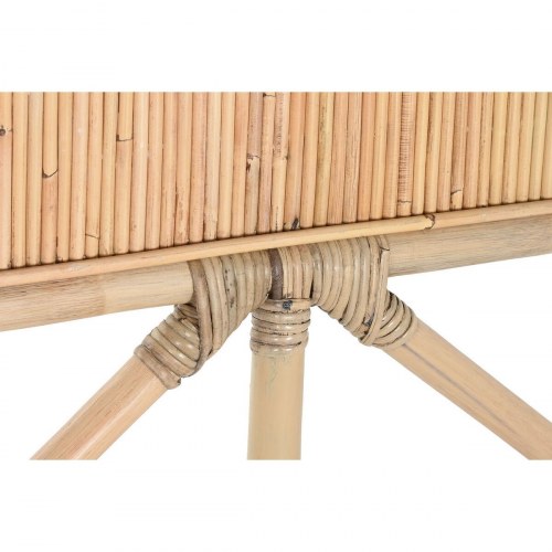 Sengegavl i natur - 153 x 3 x 138 cm, spanskrør