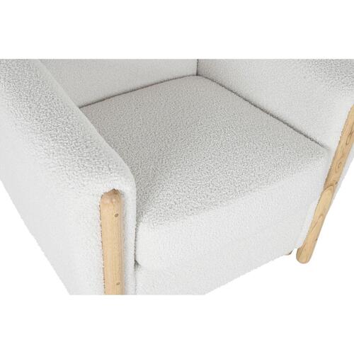 Lænestol - hvid, 81 × 78 × 82 cm