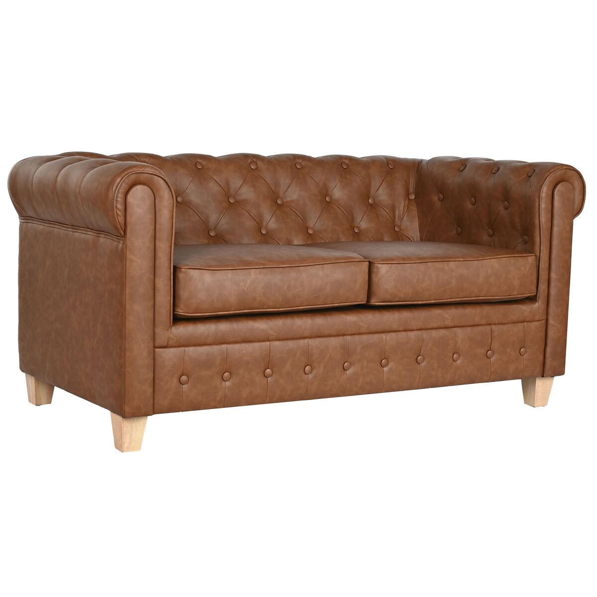 Personers Sofa Home Esprit Brun Natur Vintage 151