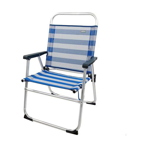 Polstrede Campingstol Colorbaby Sømand 56 x 50 x 88 cm Hvid Marineblå