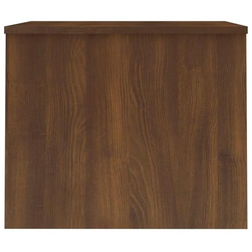 Sofabord 80x50,5x41,5 cm konstrueret træ brun egetræsfarve (OUTLET B)