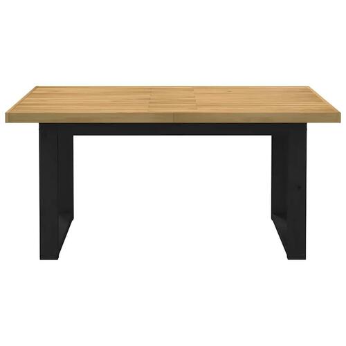 Spisebord NOAIN A-formede ben 160x90x75 cm massivt træ fyrretræ