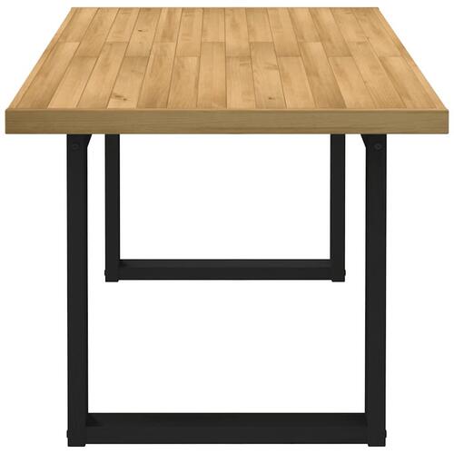 Spisebord NOAIN A-formede ben 160x90x75 cm massivt træ fyrretræ