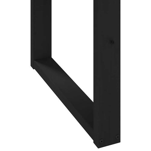 Spisebord NOAIN A-formede ben 160x90x75 cm massivt træ fyrretræ