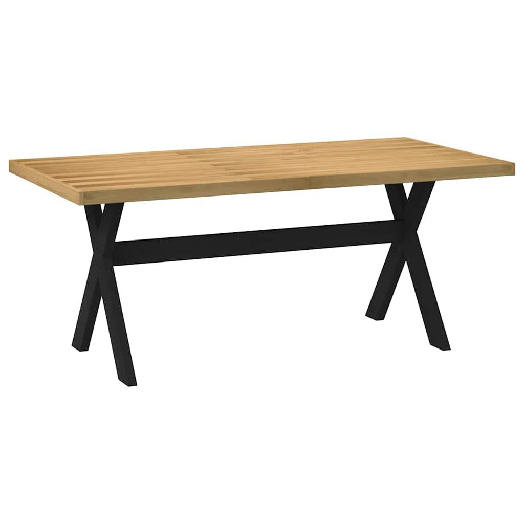 Konsolbord Noain Formede Ben 180x90x75cm Massivt Træ Fyrretræ