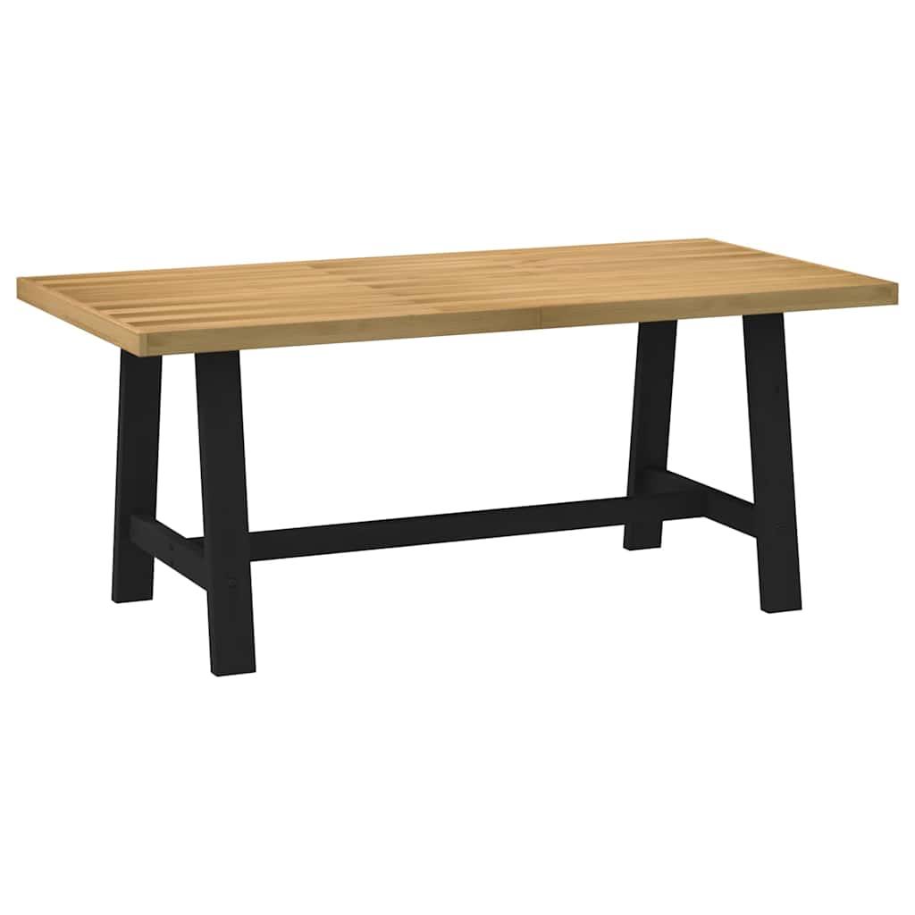 Spisebord Noain Formede Ben 180x90x75 Massivt Træ Fyrretræ