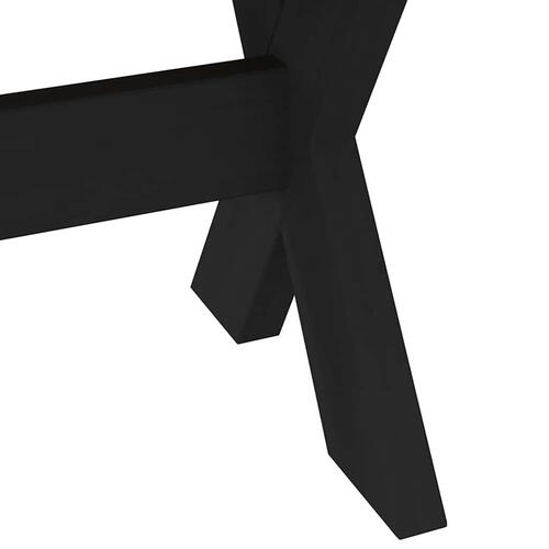 Spisebænk NOAIN X-formede ben 180x40x45 cm massivt træ fyrretræ