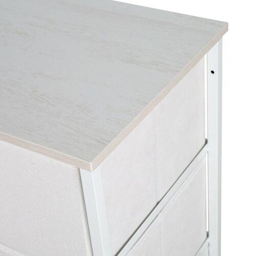 Max Home kommode - hvid, 80 × 81 × 30 cm, 8 skuffer