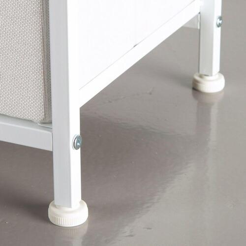 Max Home kommode - hvid, 80 × 81 × 30 cm, 8 skuffer
