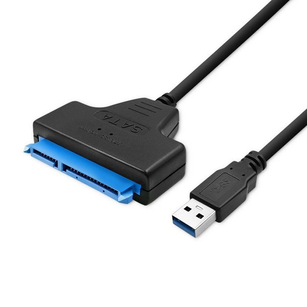 Usb Adapter Til Sata Til Harddisk Qoltec 51855 Sort