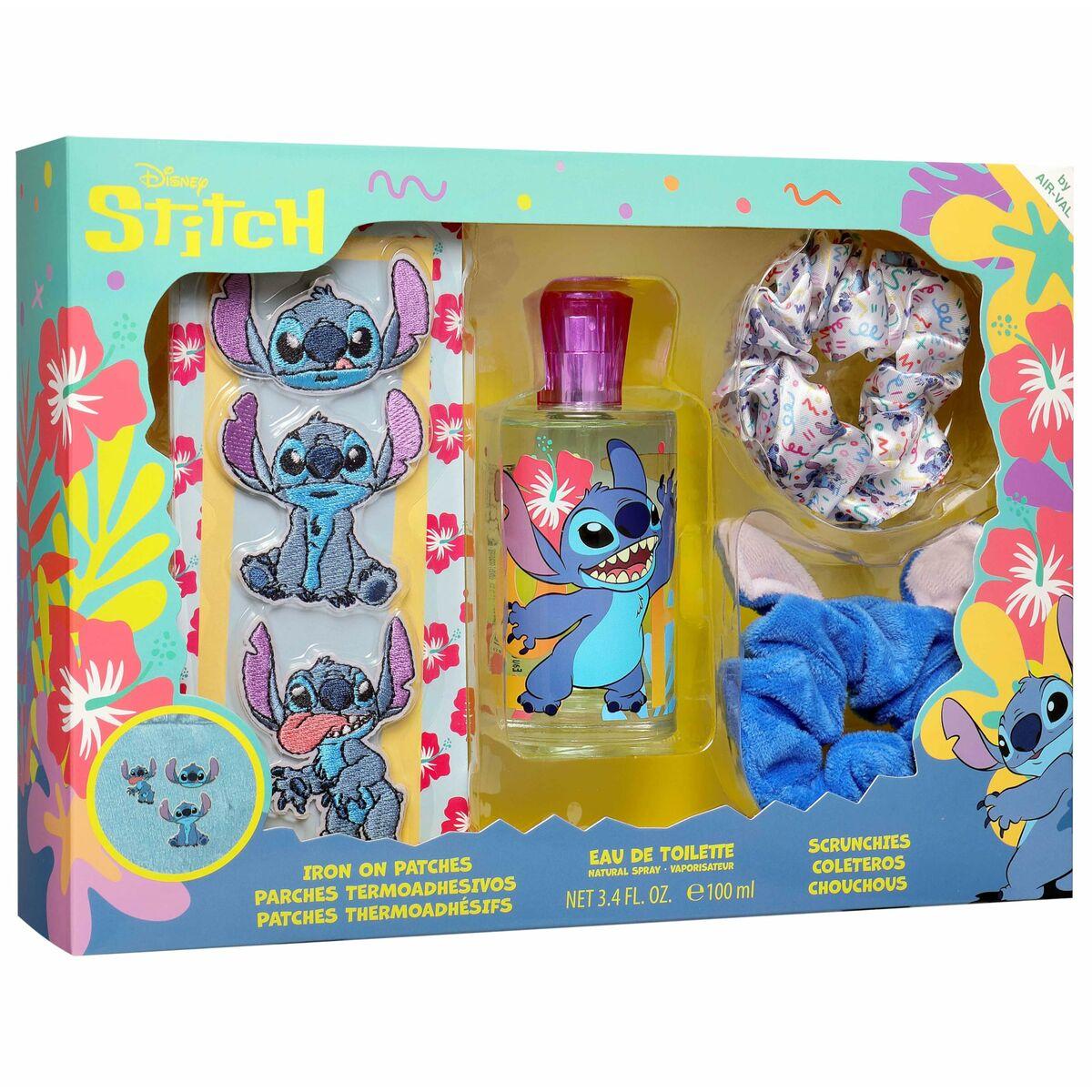 Børne Parfume Air Val Stitch Edt 100 Ml 3 Dele