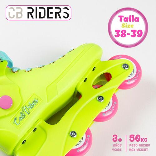 Inliners Rulleskøjter Colorbaby Gul 38-39 (4 enheder)
