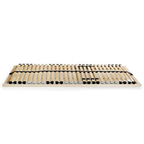 Lamelbund til seng med 28 lameller 7 zoner 70x200 cm