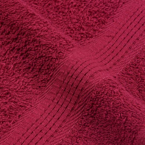 Vaskehåndklæder FROGN - 4 stk. bordeaux 30×30 cm, 360 gsm